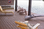 lakeside Deck with chairs